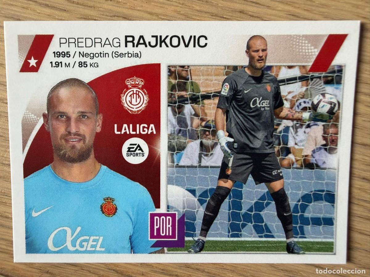 Coleccionismo cromos antiguos: 3 RAJKOVIC MALLORCA 23 24 2023 2024 LIGA EA SPORTS COLECCIONES ESTE SIN PEGAR STICKER