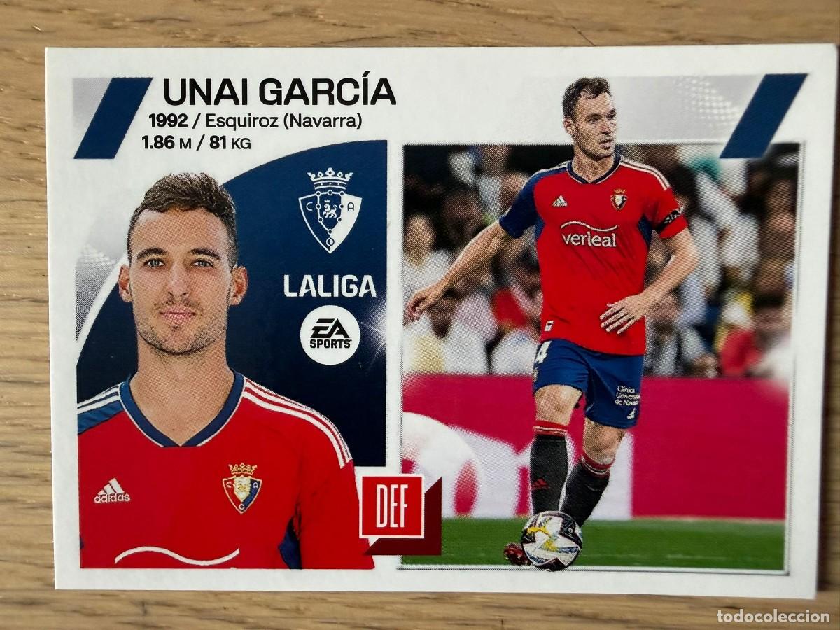 Coleccionismo cromos antiguos: 9 UNAI GARCIA OSASUNA 23 24 2023 2024 LIGA EA SPORTS COLECCIONES ESTE SIN PEGAR STICKER