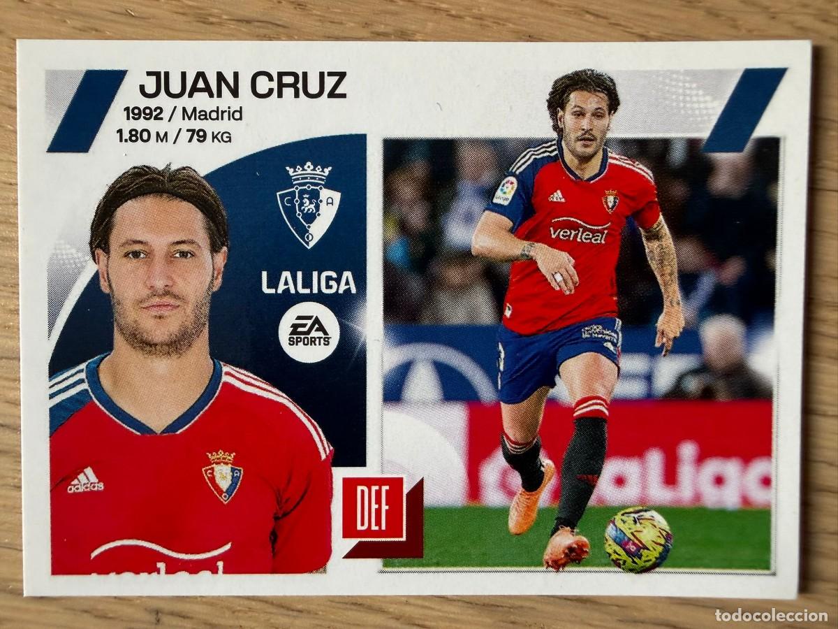 Coleccionismo cromos antiguos: 10 JUAN CRUZ OSASUNA 23 24 2023 2024 LIGA EA SPORTS COLECCIONES ESTE SIN PEGAR STICKER