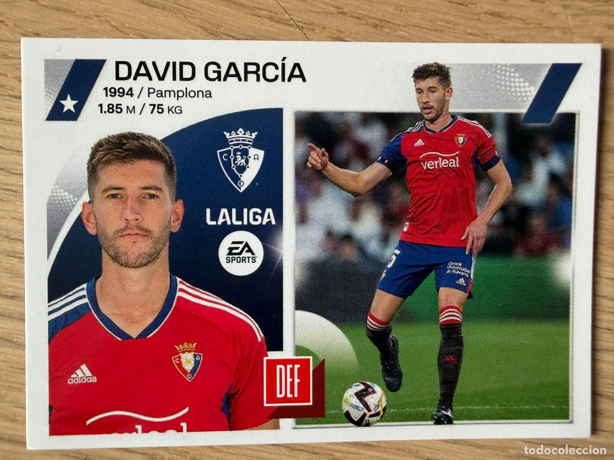 Coleccionismo cromos antiguos: 7 DAVID GARCIA OSASUNA 23 24 2023 2024 LIGA EA SPORTS COLECCIONES ESTE SIN PEGAR STICKER