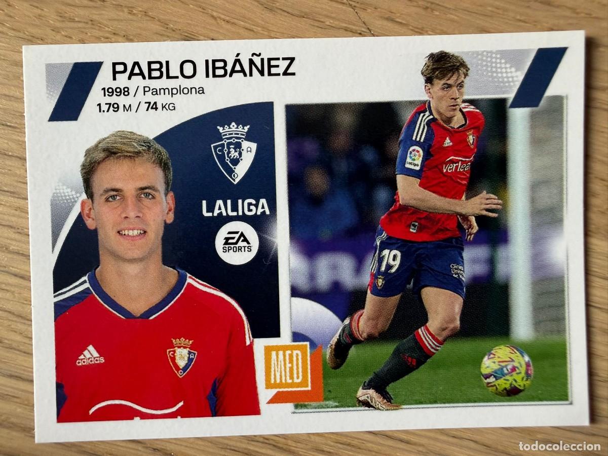 Coleccionismo cromos antiguos: 13B 13 B PABLO IBA&Ntilde;EZ OSASUNA 23 24 2023 2024 LIGA EA SPORTS COLECCIONES ESTE SIN PEGAR STICKER
