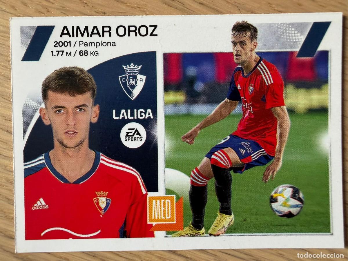 Coleccionismo cromos antiguos: 16 AIMAR OROZ OSASUNA 23 24 2023 2024 LIGA EA SPORTS COLECCIONES ESTE SIN PEGAR STICKER