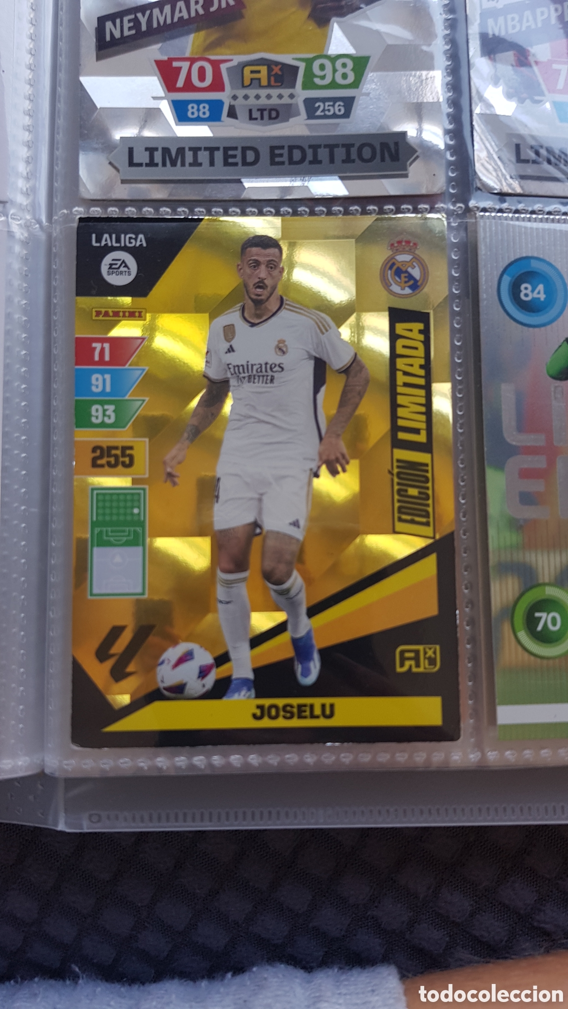 Coleccionismo cromos antiguos: Cata de joselu de la liga 23.24