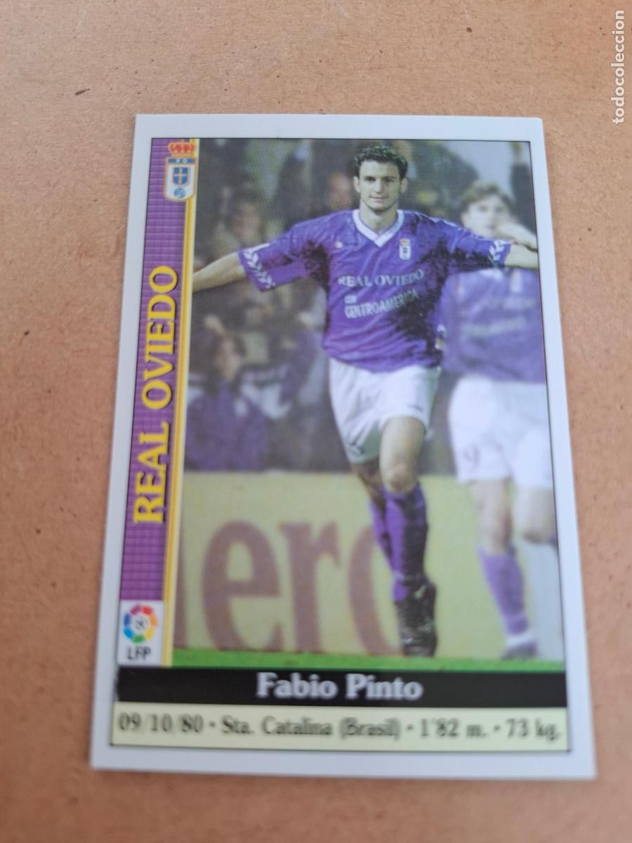 Coleccionismo cromos antiguos: MUNDICROMO 1999 2000 99 00 - 250 FABIO PINTO - REAL OVIEDO
