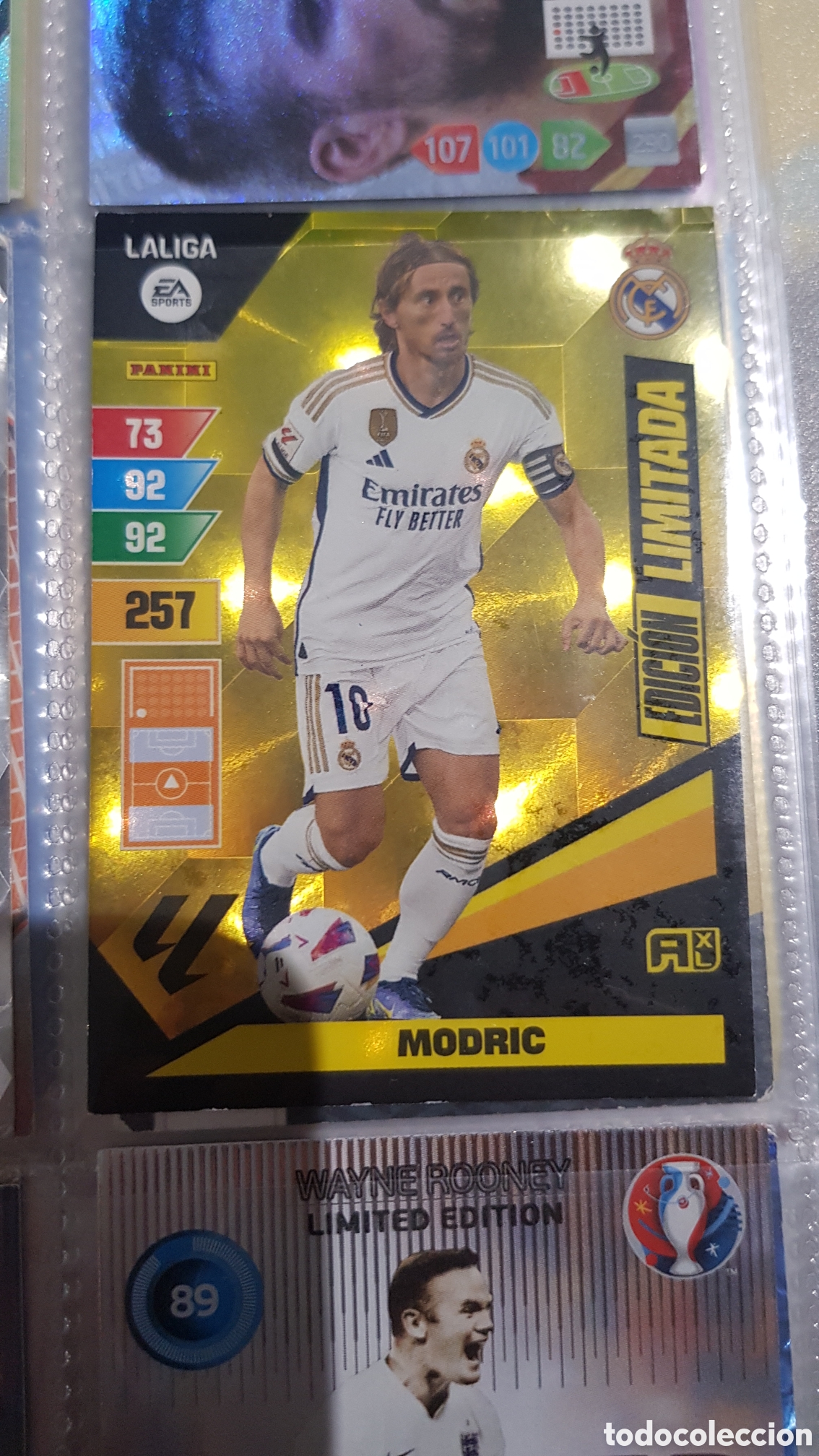 Coleccionismo cromos antiguos: Carta de luka modrich