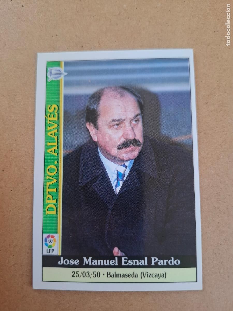 Coleccionismo cromos antiguos: MUNDICROMO 1999 2000 99 00 - 272 MAN&Eacute; - DPTVO. ALAV&Eacute;S