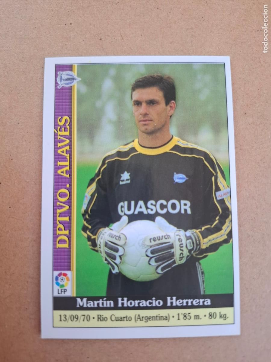 Coleccionismo cromos antiguos: MUNDICROMO 1999 2000 99 00 - 274 HERRERA - DPTVO. ALAV&Eacute;S