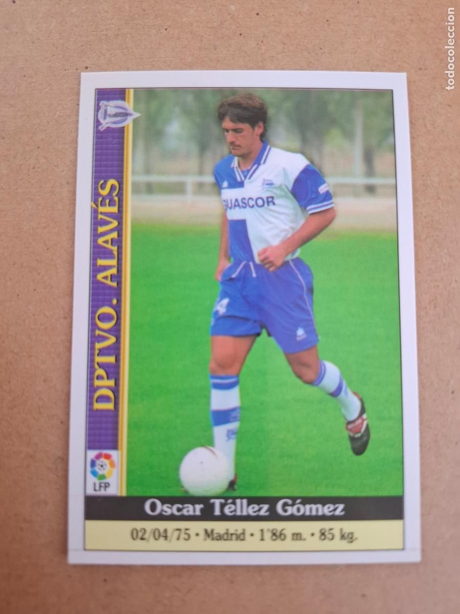 Coleccionismo cromos antiguos: MUNDICROMO 1999 2000 99 00 - 275 TELLEZ - DPTVO. ALAV&Eacute;S