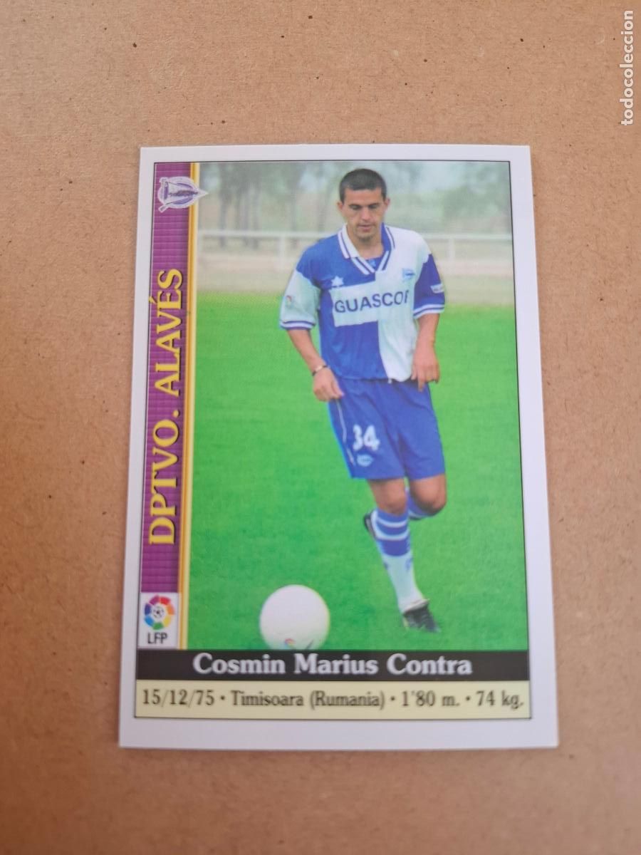Coleccionismo cromos antiguos: MUNDICROMO 1999 2000 99 00 - 282 CONTRA - DPTVO. ALAV&Eacute;S