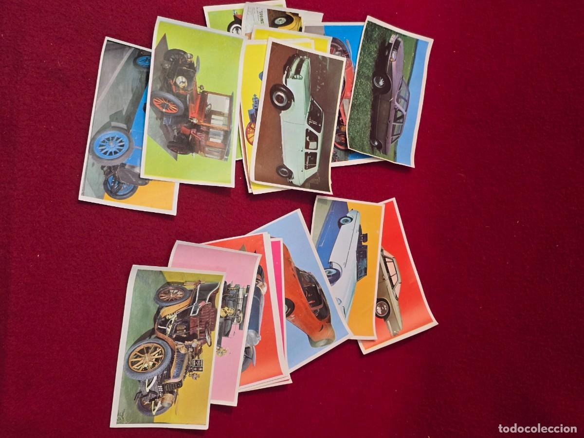 Coleccionismo cromos antiguos: LOTE 18 CROMOS SIN PEGAR AUTO-COLOR