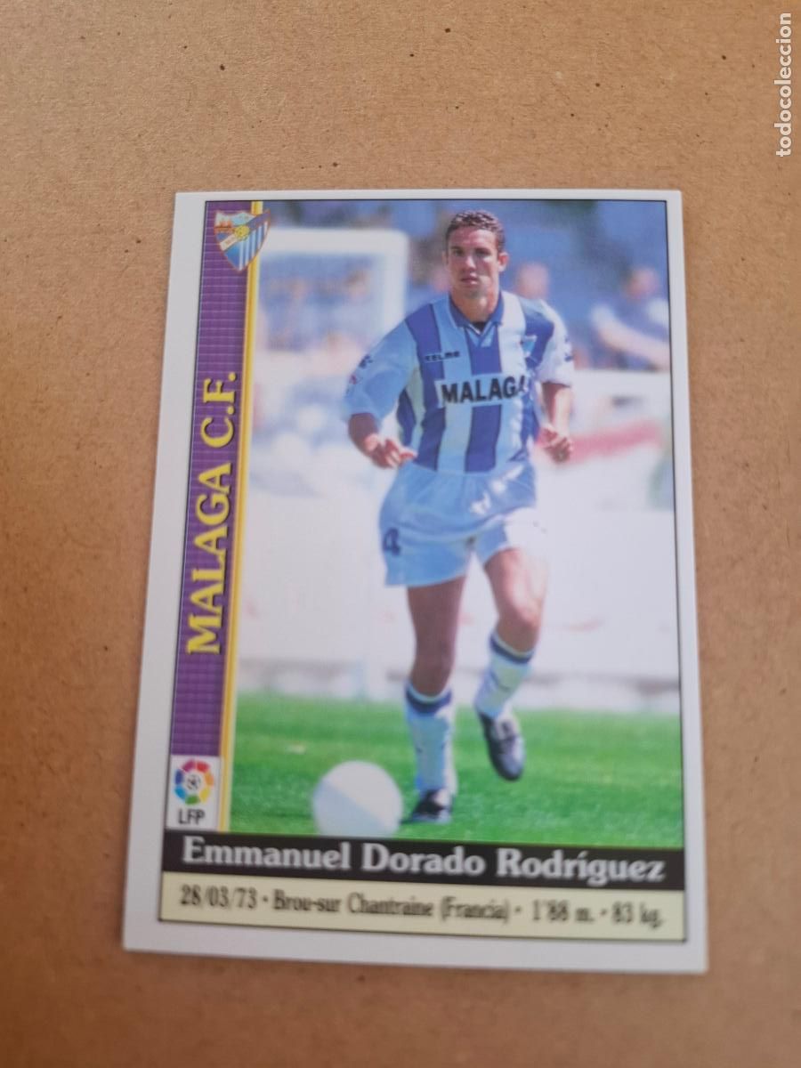 Coleccionismo cromos antiguos: MUNDICROMO 1999 2000 99 00 - 297 DORADO ( CORREGIDO ) - M&Aacute;LAGA CF