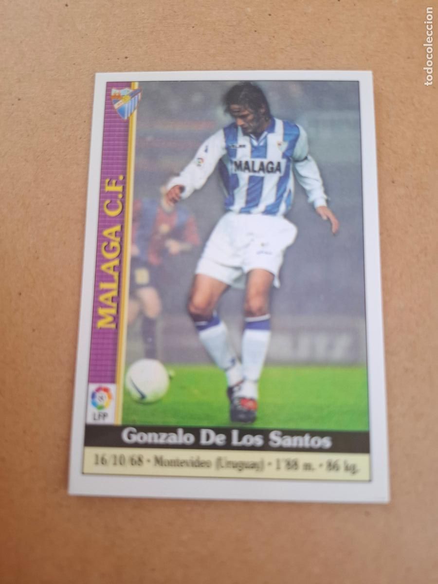 Coleccionismo cromos antiguos: MUNDICROMO 1999 2000 99 00 - 305 DE LOS SANTOS - M&Aacute;LAGA CF