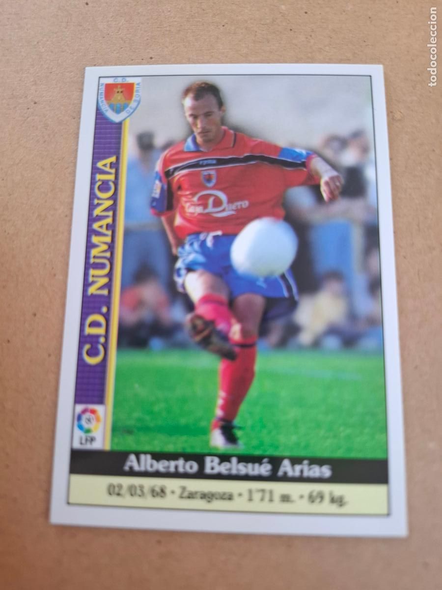 Coleccionismo cromos antiguos: MUNDICROMO 1999 2000 99 00 - 311 BELSU&Eacute; - CD NUMANCIA