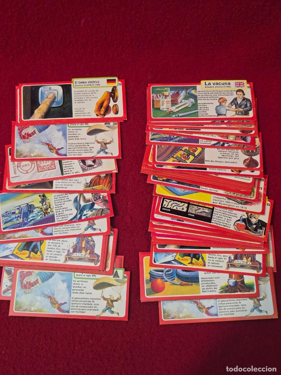 Coleccionismo cromos antiguos: LOTE 54 CROMOS SIN PEGAR DE PASTELITOS BIMBO