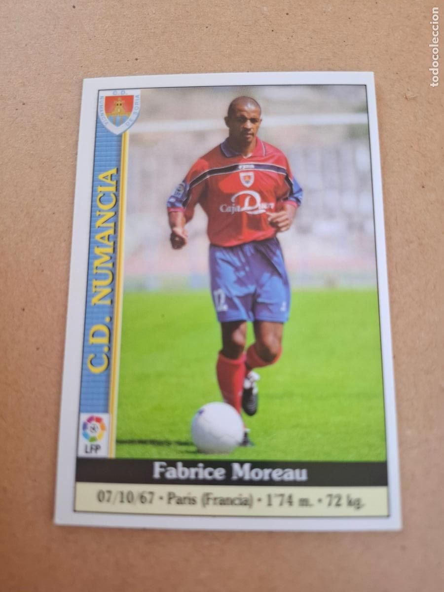Coleccionismo cromos antiguos: MUNDICROMO 1999 2000 99 00 - 317 MOREAU - CD NUMANCIA
