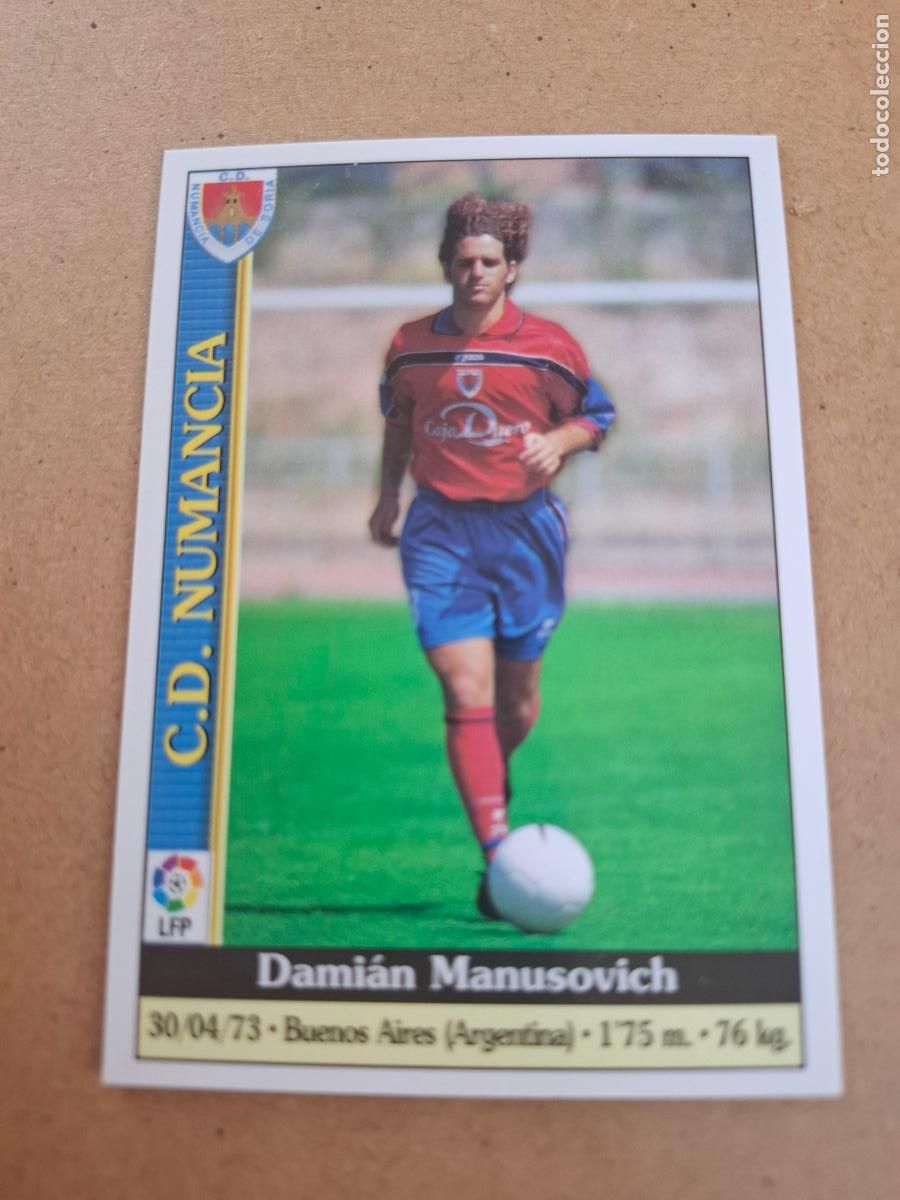 Coleccionismo cromos antiguos: MUNDICROMO 1999 2000 99 00 - 321 MANUSOVICH - CD NUMANCIA