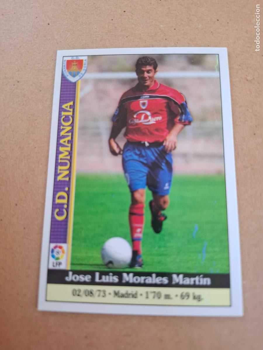 Coleccionismo cromos antiguos: MUNDICROMO 1999 2000 99 00 - 323 MORALES - CD NUMANCIA