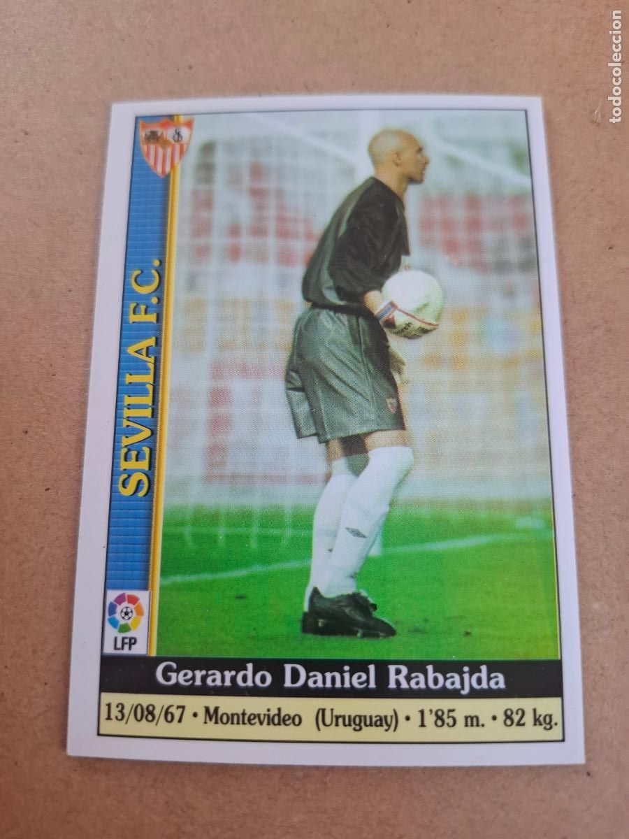 Coleccionismo cromos antiguos: MUNDICROMO 1999 2000 99 00 - 327 RABADJA ( CORREGIDO ) - SEVILLA FC