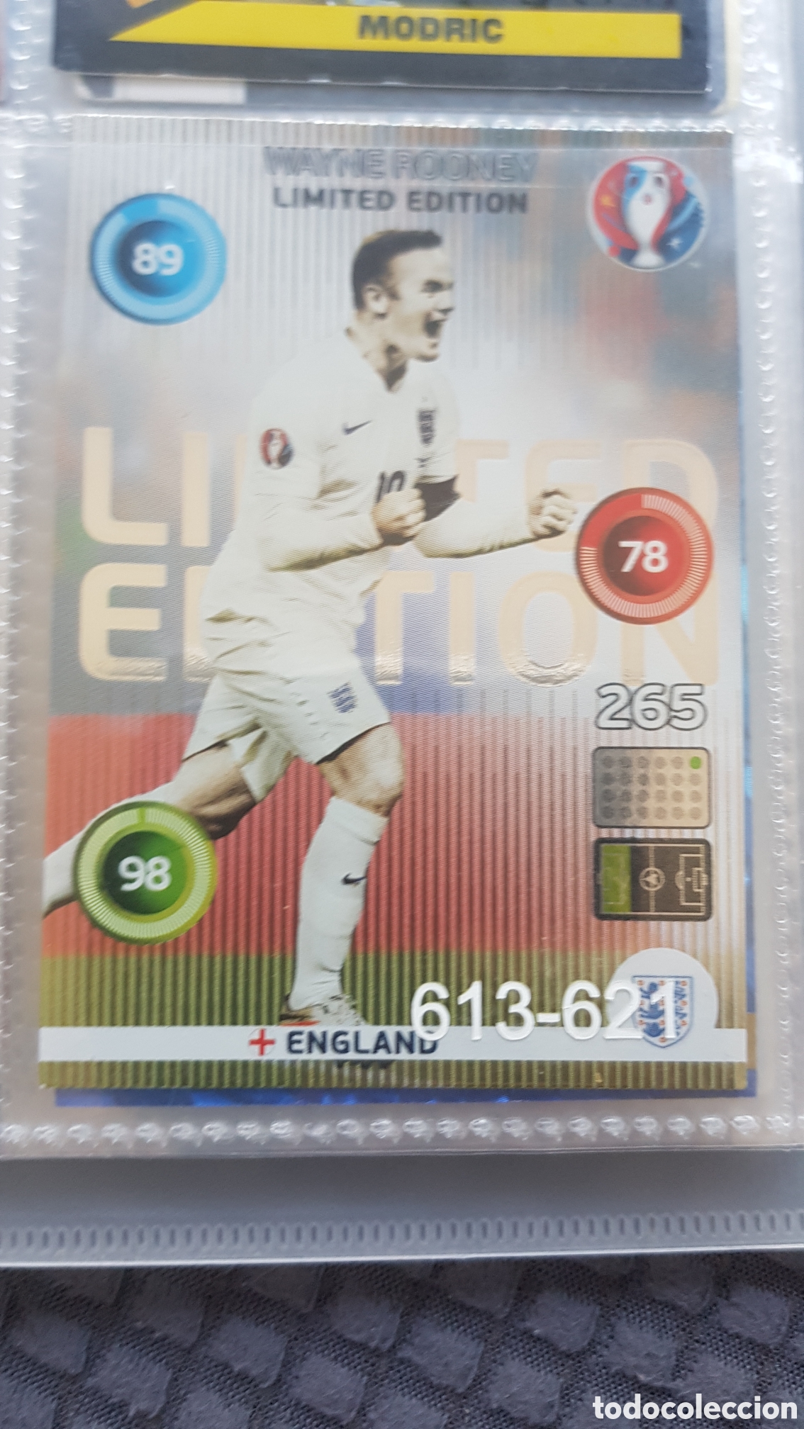 Coleccionismo cromos antiguos: Carta de Wayne Rooney