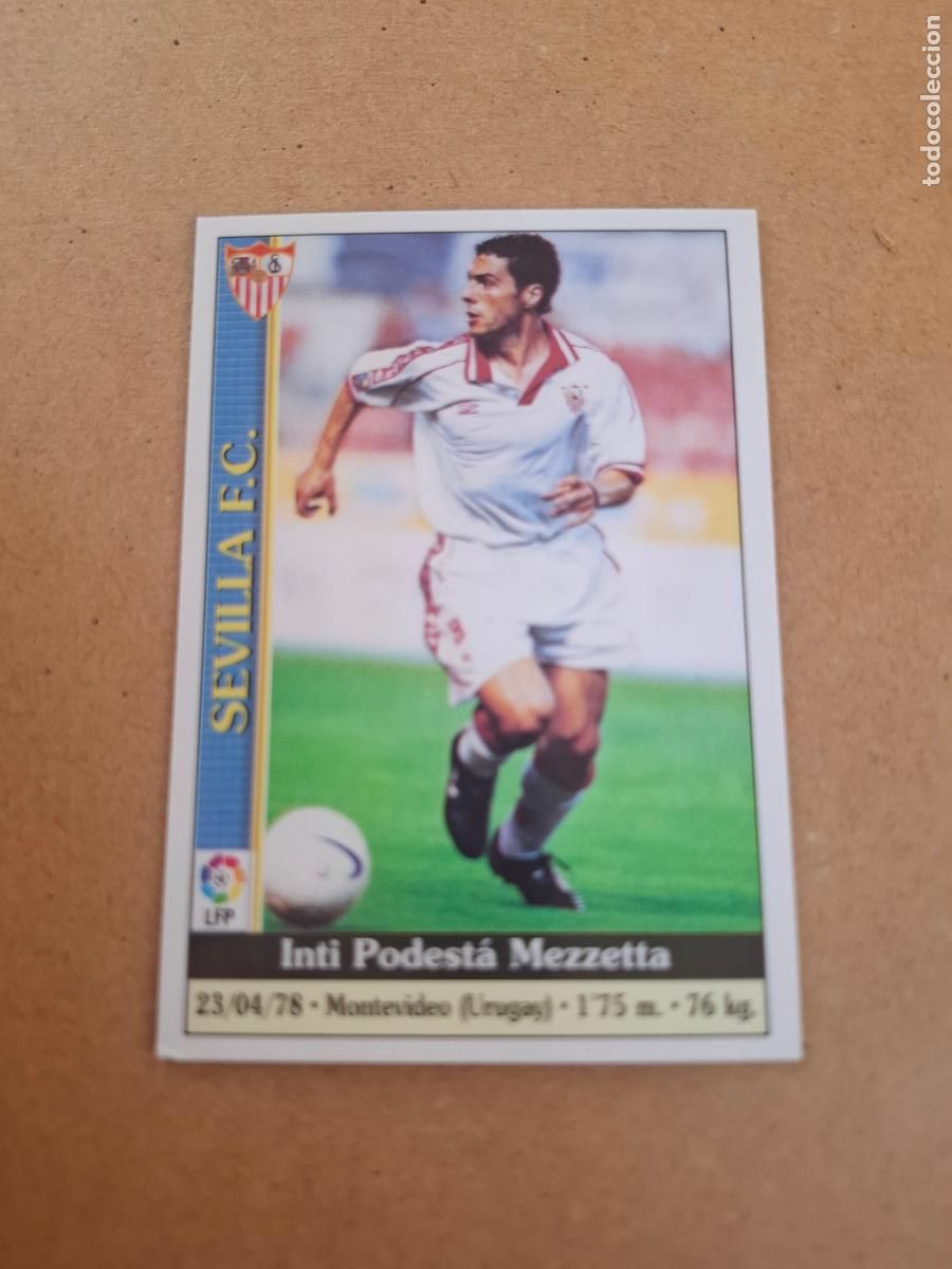 Coleccionismo cromos antiguos: MUNDICROMO 1999 2000 99 00 - 335 PODESTA - SEVILLA FC
