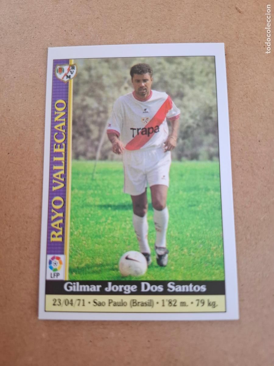 Coleccionismo cromos antiguos: MUNDICROMO 1999 2000 99 00 - 351 GILMAR - RAYO VALLECANO