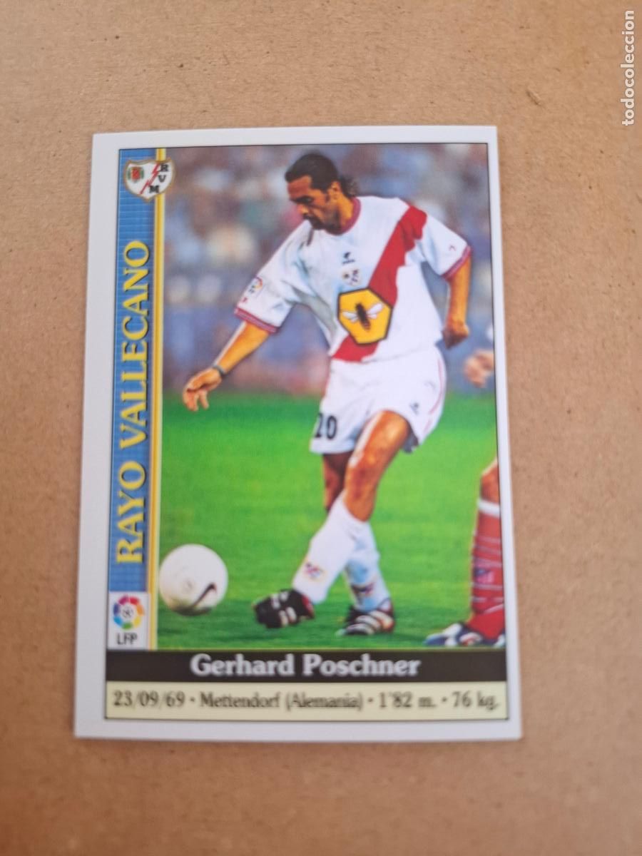 Coleccionismo cromos antiguos: MUNDICROMO 1999 2000 99 00 - 357 POSCHNER - RAYO VALLECANO