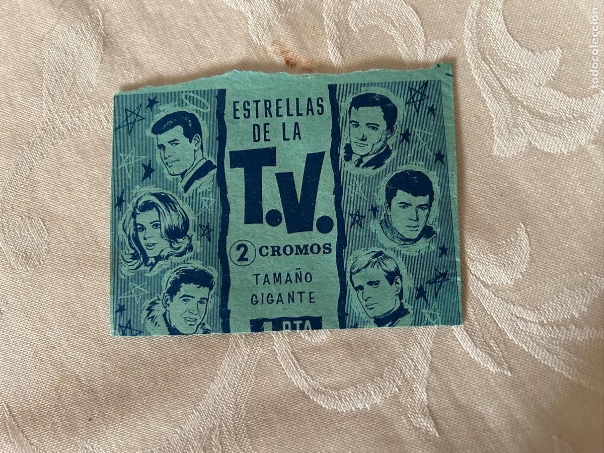 Collectionnisme Cartes &agrave; collectionner anciennes: SOBRE VACIO DE ESTRELLAS DE LA T.V. ABIERTO