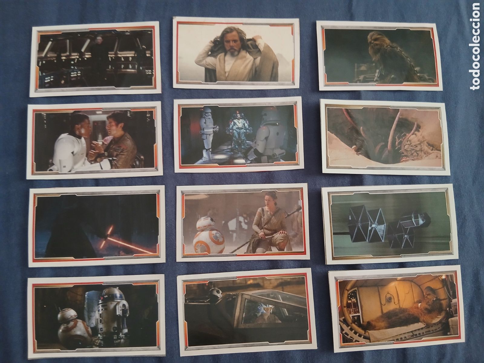 Colecionismo Cromos antigos: 12 Cromos Star Wars, El Despertar de la Fuerza -Topps 2.015- Disney