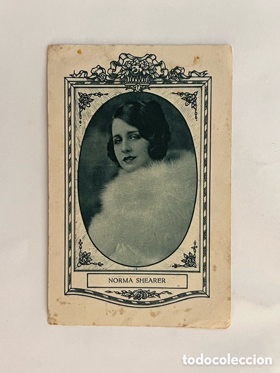 Colecionismo Cromos antigos: NORMA SHEARER.. Artistas Cine Mudo. Chocolates Juncosa, Serie I, No.17