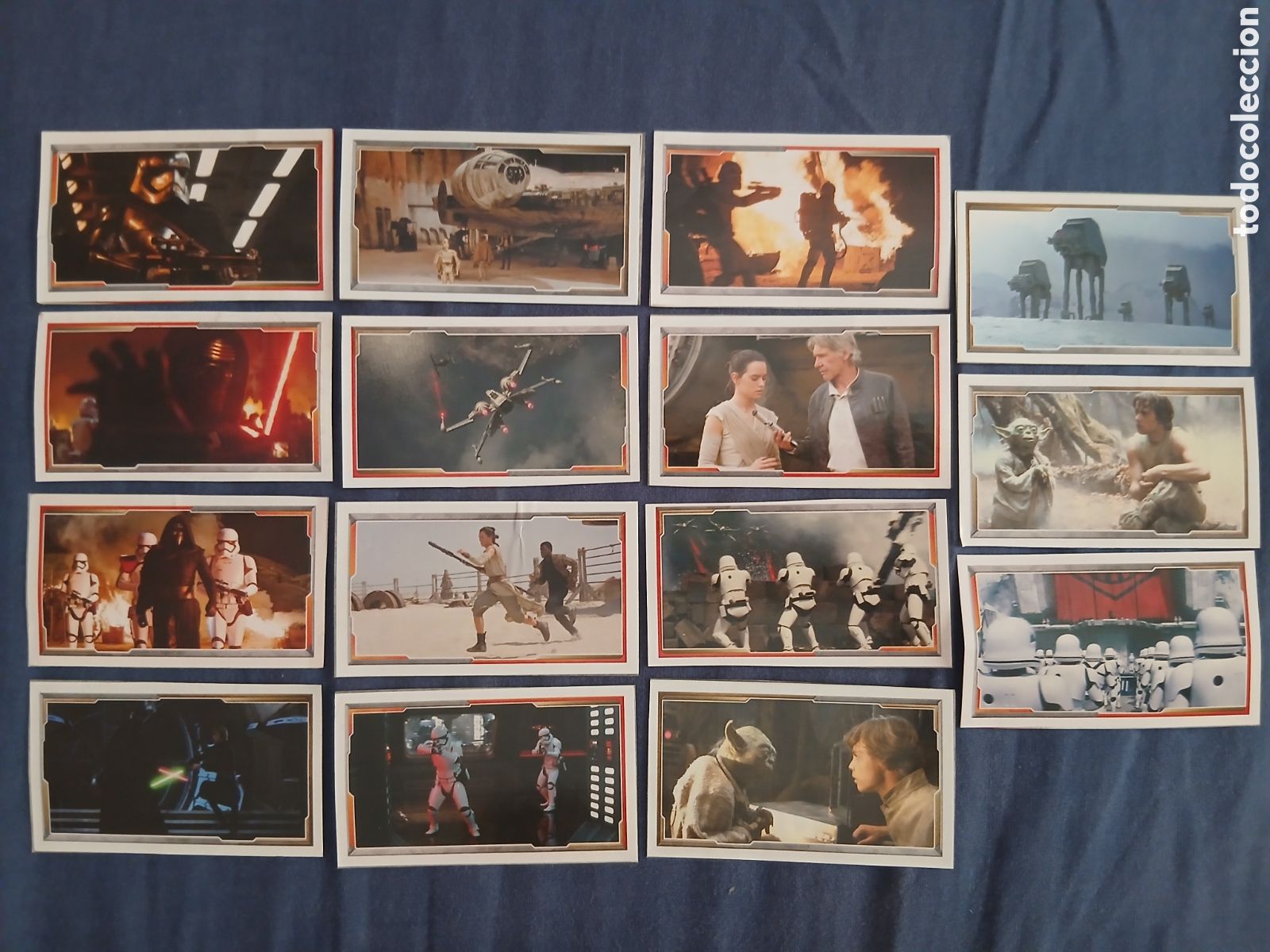Colecionismo Cromos antigos: 15 Cromos Star Wars, El Despertar de la Fuerza -Topps 2.015- Disney