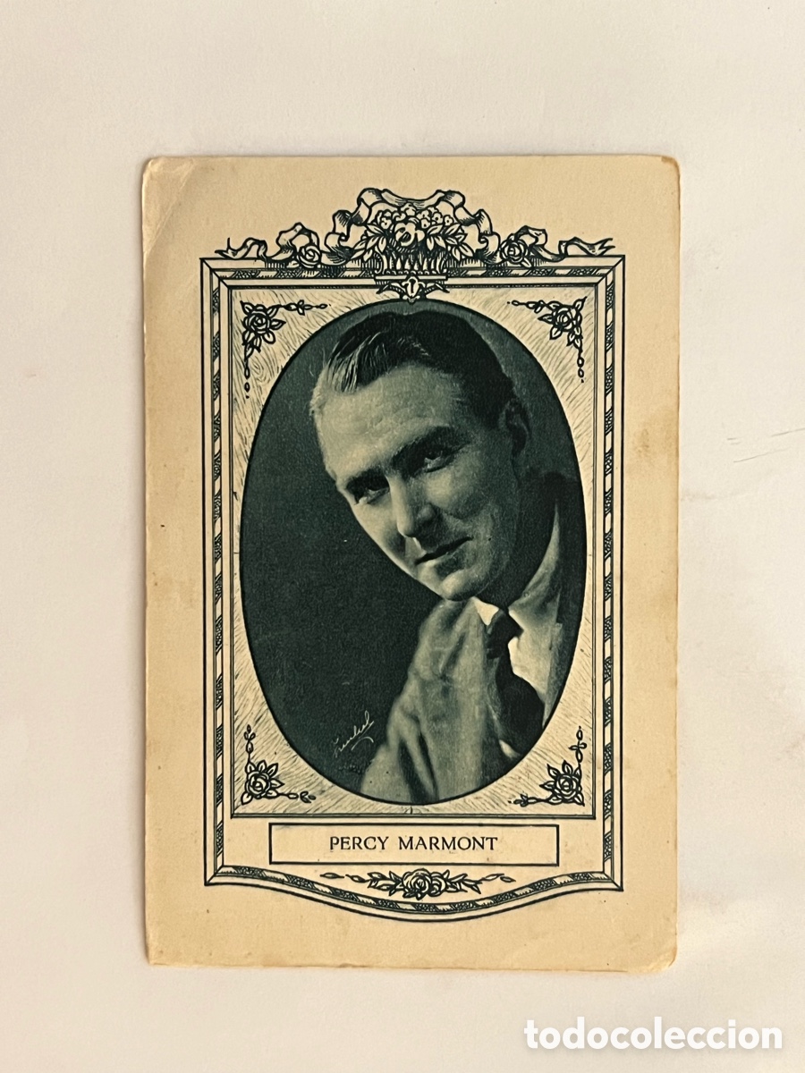 Colecionismo Cromos antigos: PERCY MARMONT.. Artistas Cine Mudo. Chocolates Juncosa, Serie I, No.12