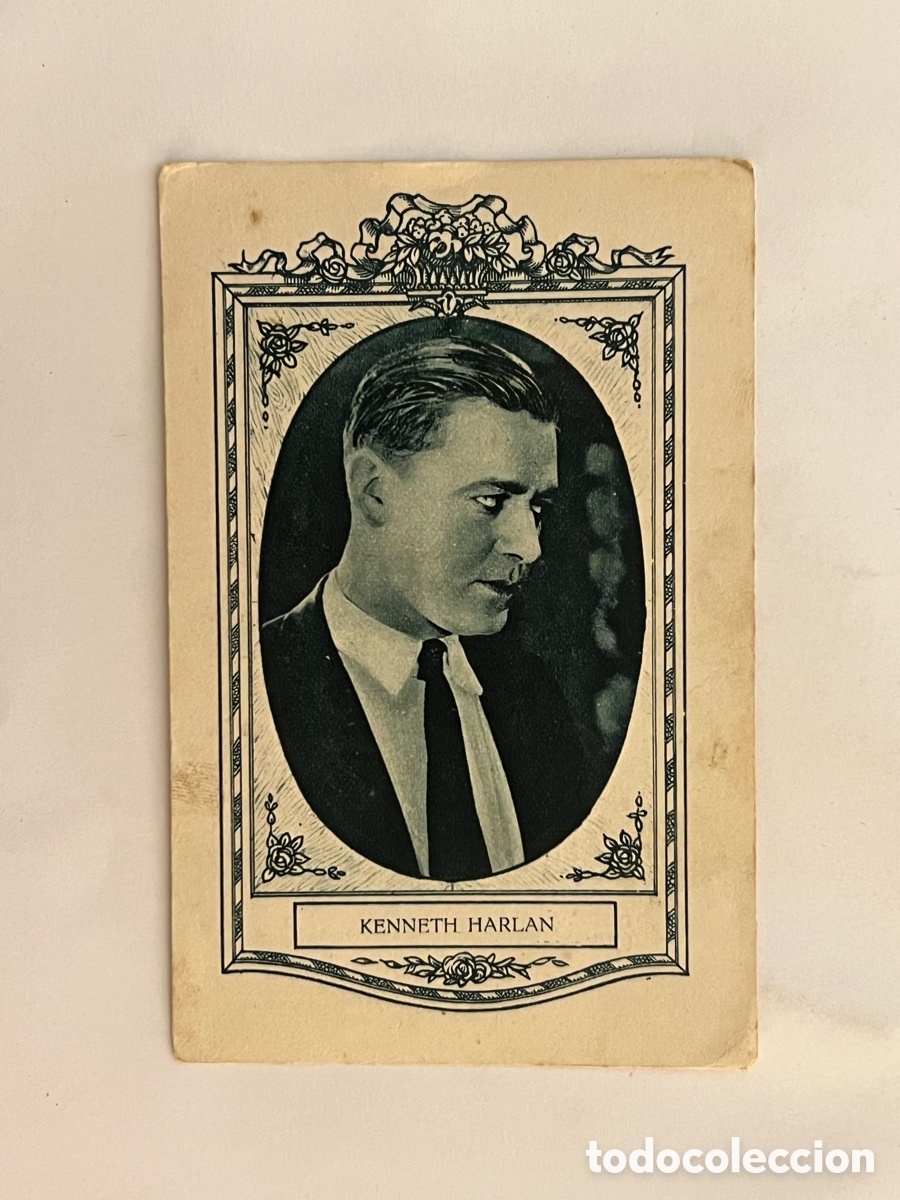 Colecionismo Cromos antigos: KENNETH HARLAN.. Artistas Cine Mudo. Chocolates Juncosa, Serie I, No.11