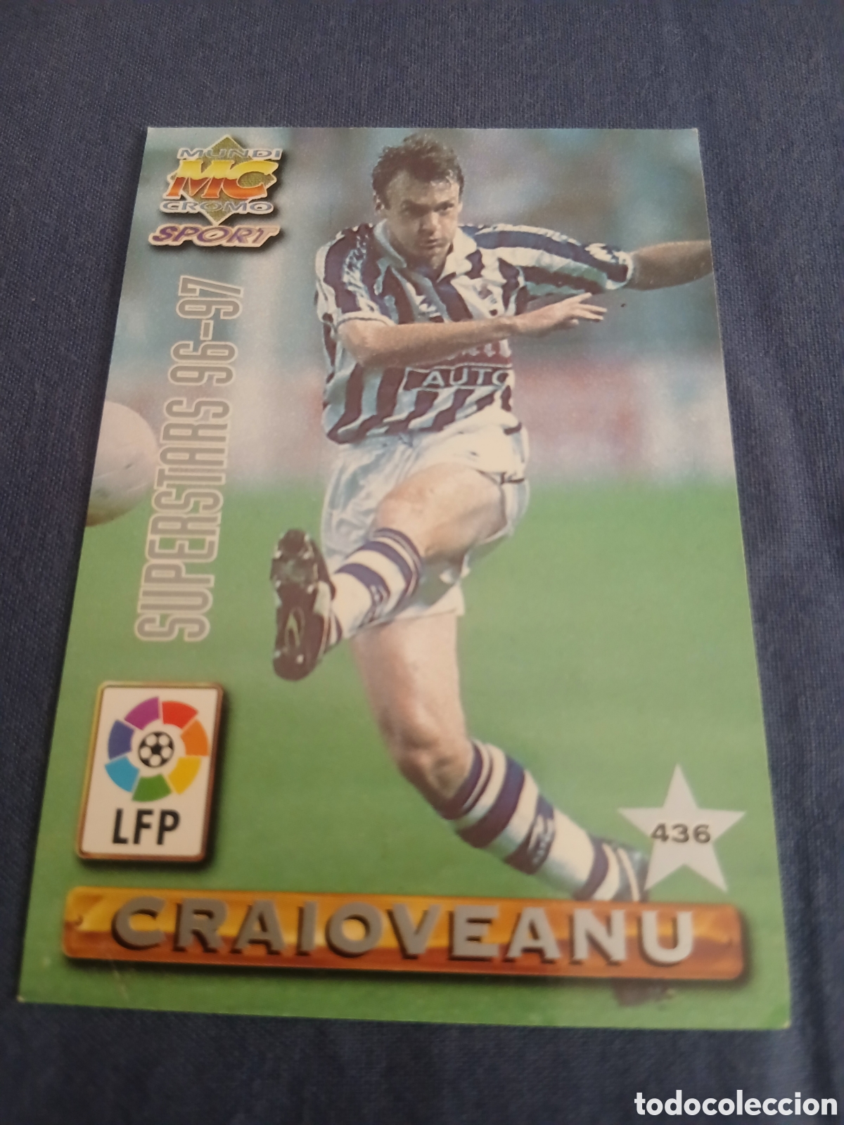 Colecionismo Cromos antigos: Cromo Kovacevic/Craiiveano Las Fichas de la Liga Mundicromo Sport (Temp.1996-97) N&deg;436 Real Sociedad
