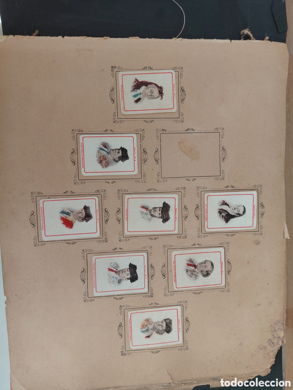Coleccionismo cromos antiguos: &Aacute;lbum de fototipias de toreros