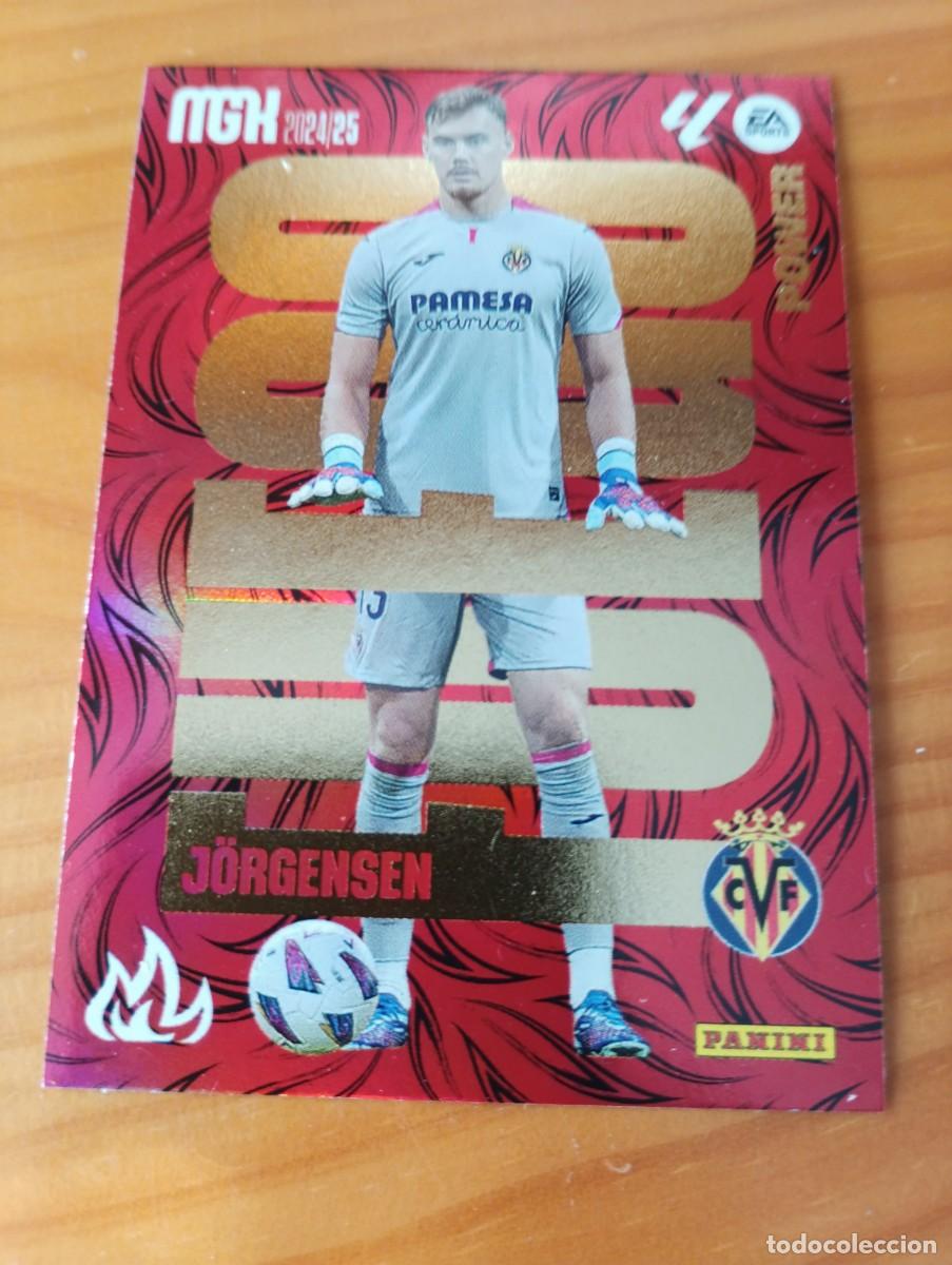 Collectable Antique Stickers: MGK 2024 2025 24/25 PANINI - FUEGO POWER - VILLARREAL - J&Ouml;RGENSEN P 383
