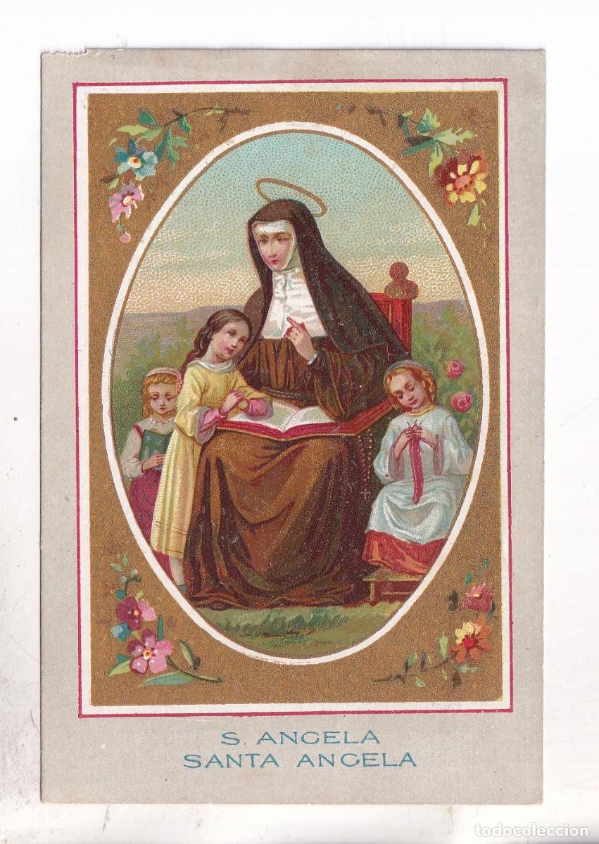 Coleccionismo cromos antiguos: SANTA &Aacute;NGELA. CHOCOLATES DE LA TRAPA.