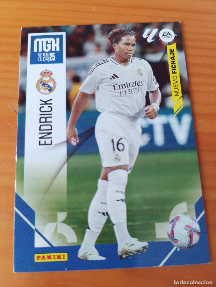 Coleccionismo cromos antiguos: Cromo MGK 2024 2025 24/25 PANINI - NUEVO FICHAJE - REAL MADRID - ENDRICK 444 - ROOKIE