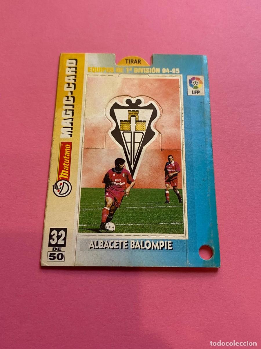 Colecionismo Cromos antigos: Magic card MATUTANO craks de la liga 94-95 Albacete balompie n&uacute;mero 32
