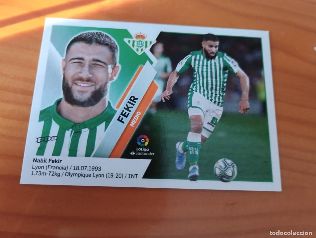 Coleccionismo cromos antiguos: FEKIR - REAL BETIS ULTIMOS FICHAJES N&ordm; 46 LIGA ESTE 2019 2020 - 19 20
