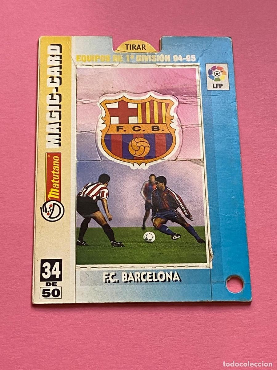 Coleccionismo cromos antiguos: Magic card MATUTANO craks de la liga 94-95 F.c.Barcelona n&uacute;mero 34
