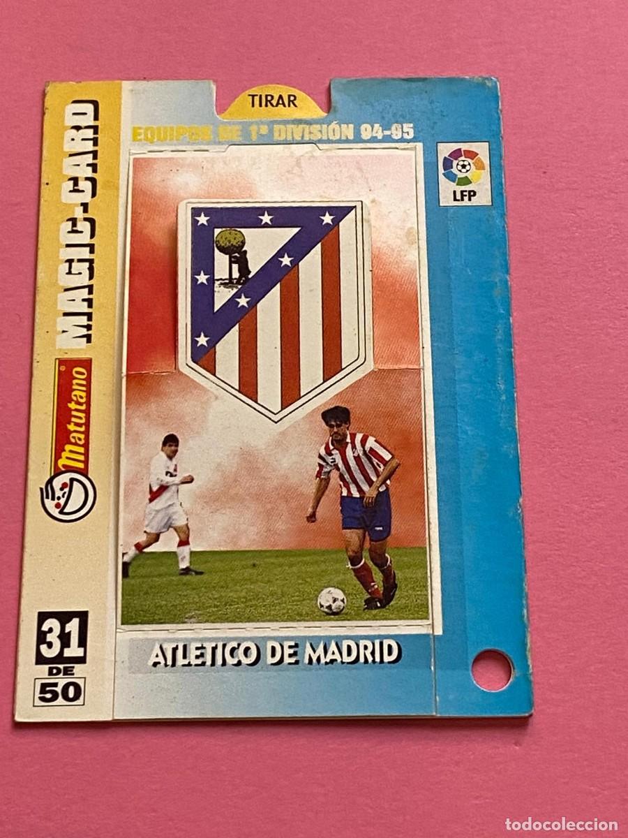 Coleccionismo cromos antiguos: Magic card MATUTANO craks de la liga 94-95 Atl&eacute;tico de Madrid n&uacute;mero 31