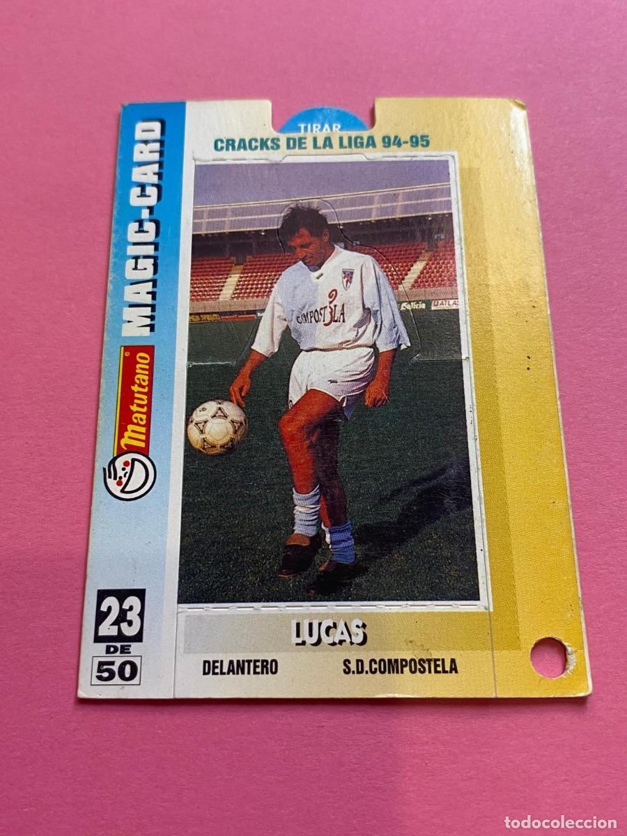 Coleccionismo cromos antiguos: Magic card MATUTANO craks de la liga 94-95 Lucas n&uacute;mero 23