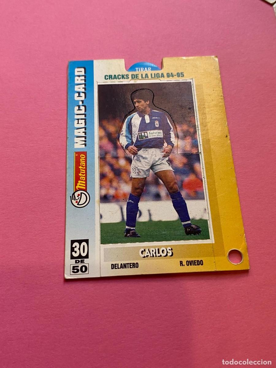 Coleccionismo cromos antiguos: Magic card MATUTANO craks de la liga 94-95 Carlos n&uacute;mero 30