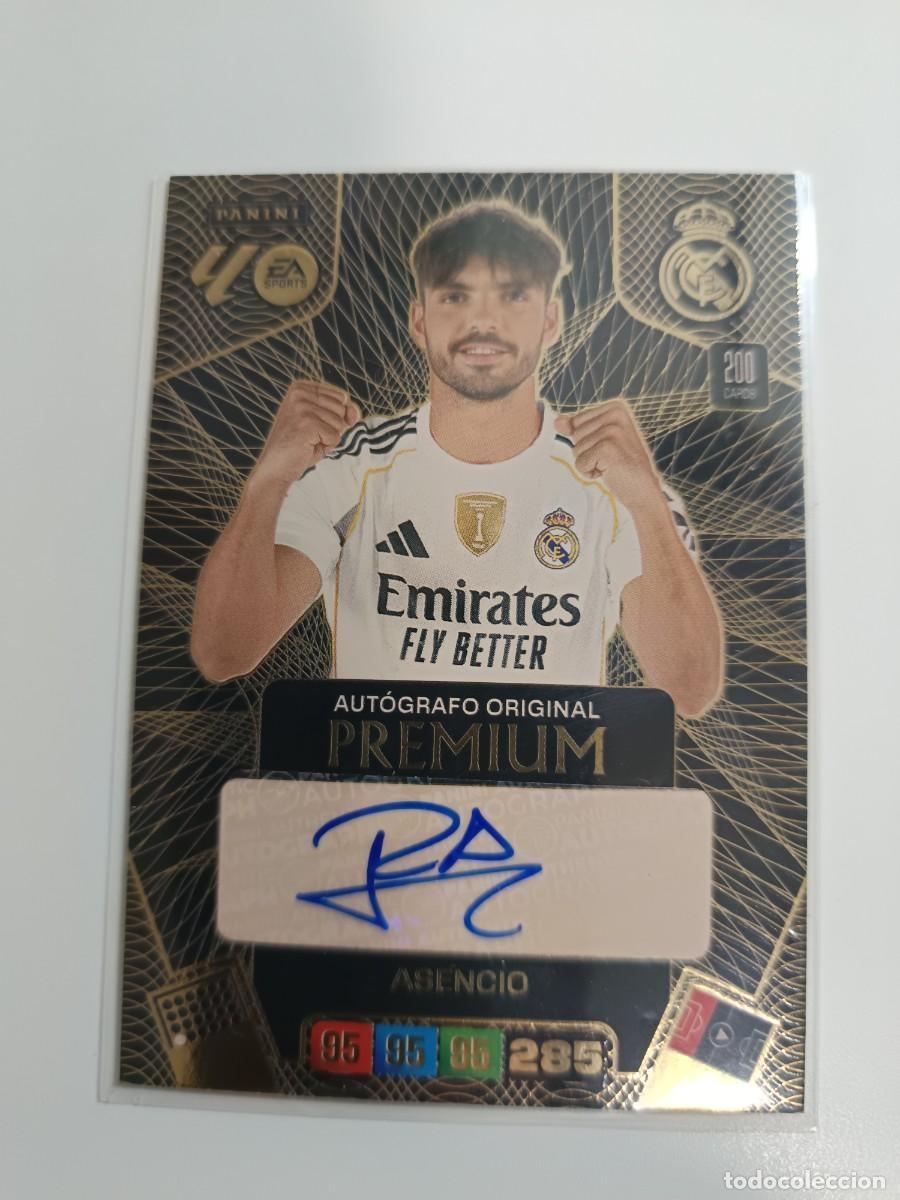 Coleccionismo cromos antiguos: cromo asencio firma original