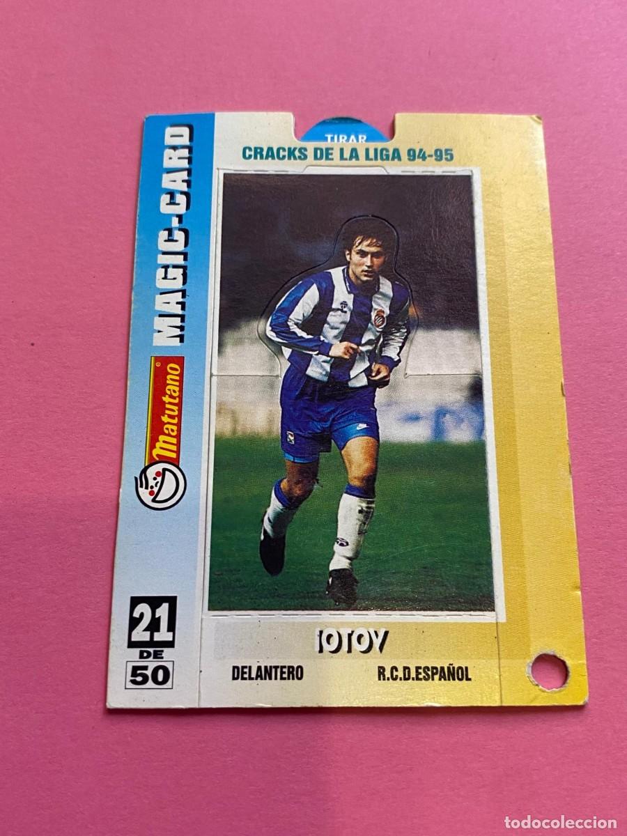 Coleccionismo cromos antiguos: Magic card MATUTANO craks de la liga 94-95 Iotoy n&uacute;mero 21