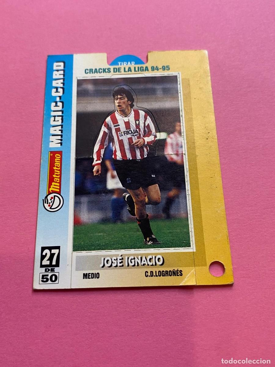 Coleccionismo cromos antiguos: Magic card MATUTANO craks de la liga 94-95 Jos&eacute; Ignacio n&uacute;mero 27
