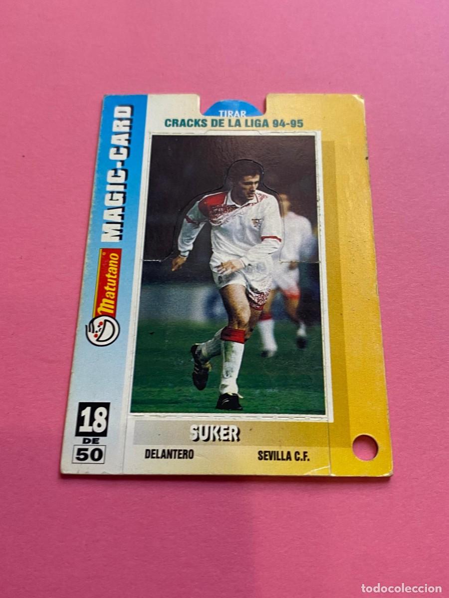 Coleccionismo cromos antiguos: Magic card MATUTANO craks de la liga 94-95 Suker n&uacute;mero 18
