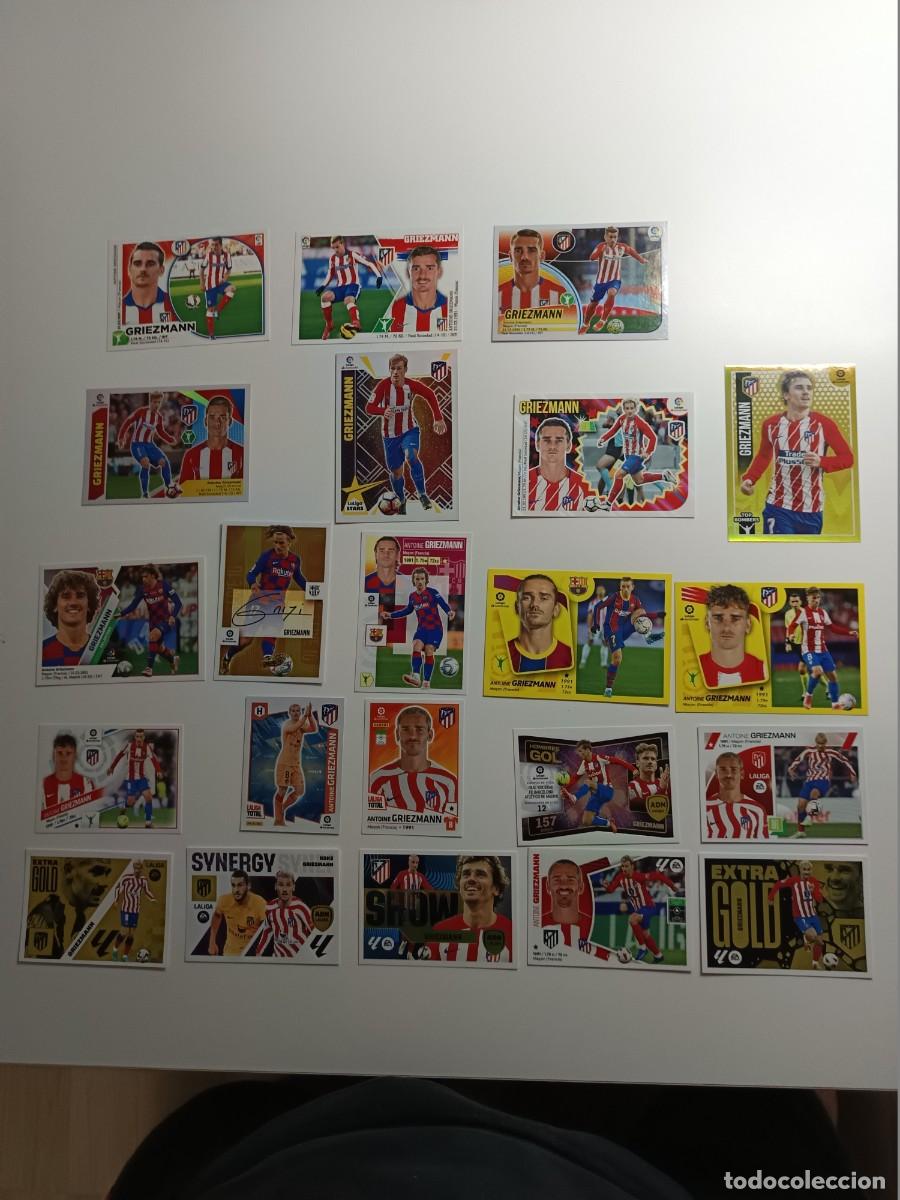 Coleccionismo cromos antiguos: 112 cromos de futbol de griezmann