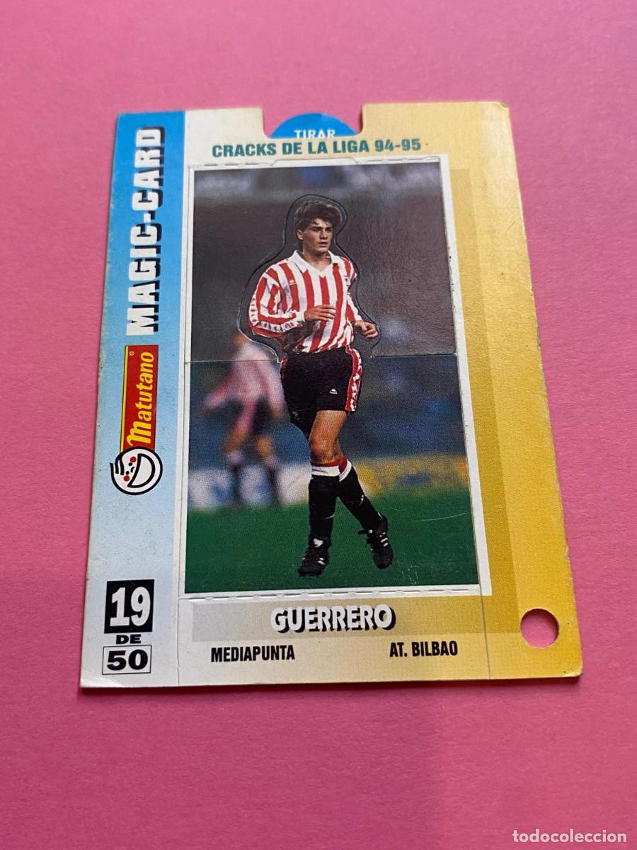 Coleccionismo cromos antiguos: Magic card MATUTANO craks de la liga 94-95 Guerrero n&uacute;mero 19