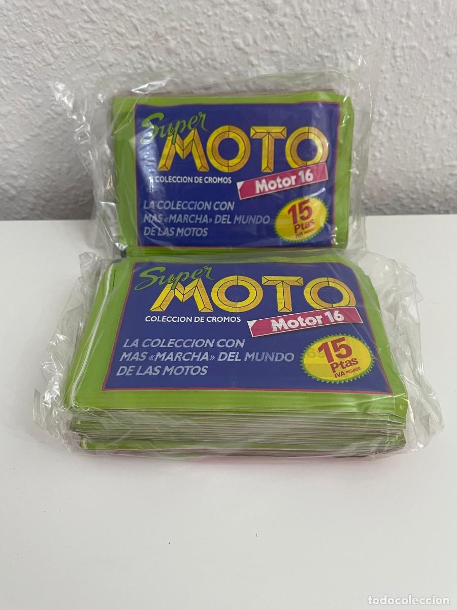 Collectionnisme Cartes &agrave; collectionner anciennes: 50 Sobres Cromos Super Moto Motor 16